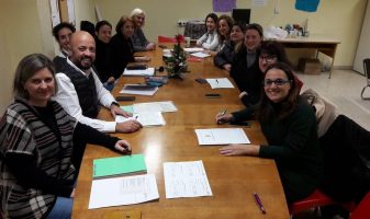 Mª José Espuch en el Consell Escolar del CEE El Somni 2
